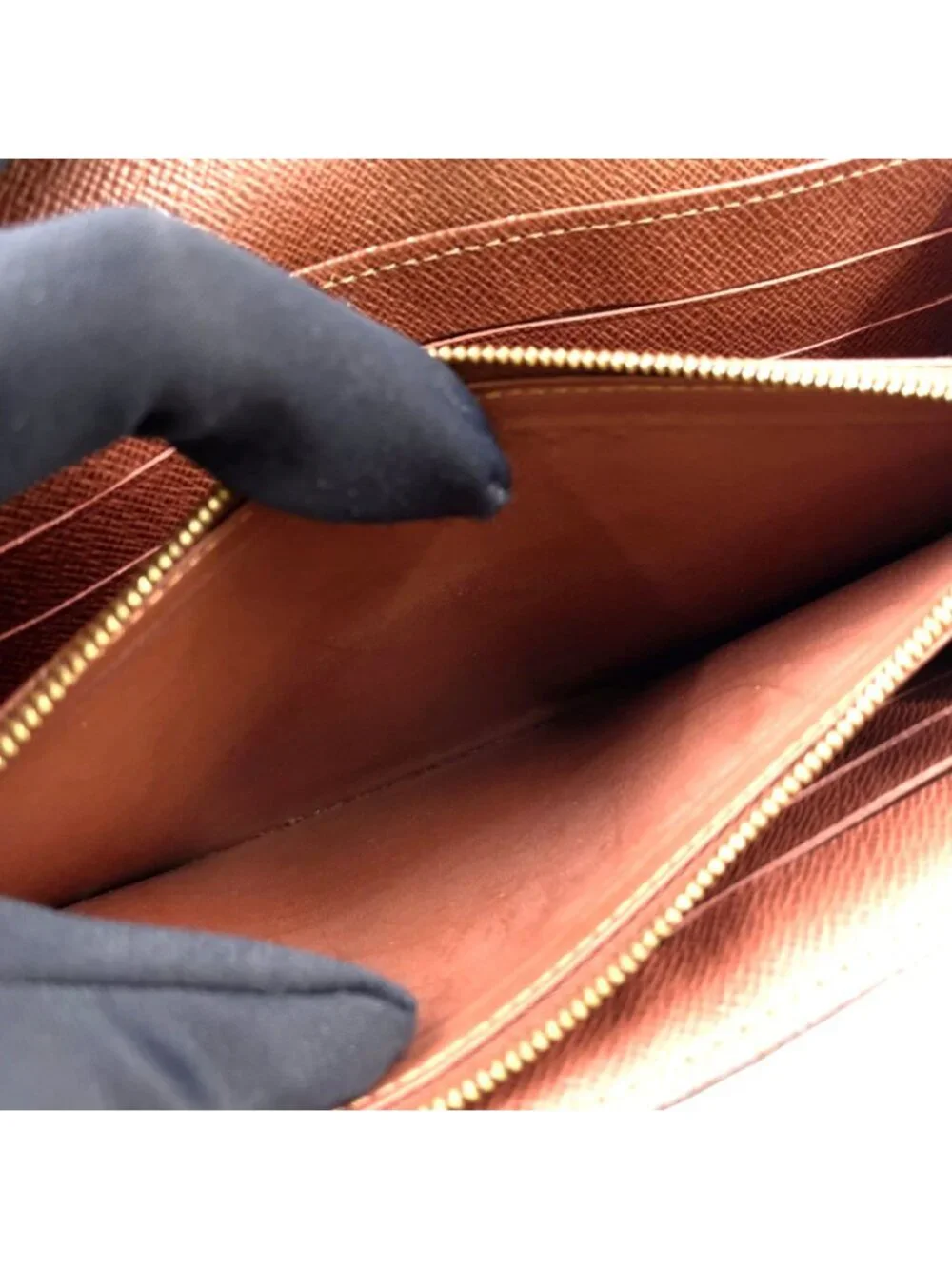 Louis Vuitton Portefeuille Sarah Monogram Leather with Initials Brown Bifold